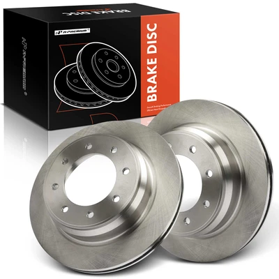 2 Pcs Rear Disc Brake Rotors
