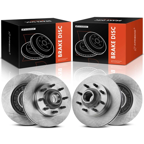Front Disc Brake Rotors for 2008-2019 2021 Ford E-350 Super Duty