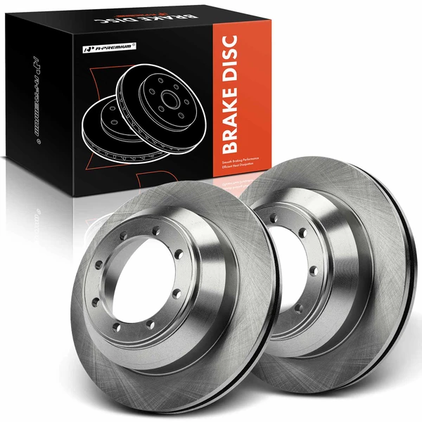 Rear Disc Brake Rotors for 2008-2019 2021 Ford E-350 Super Duty