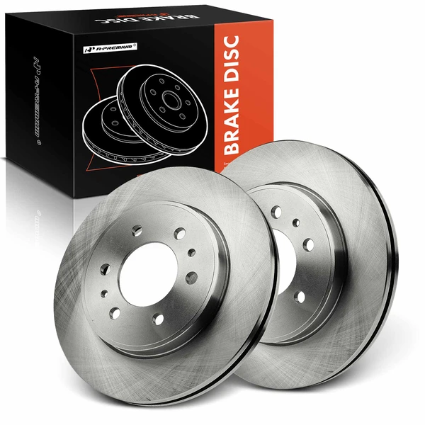 Front Disc Brake Rotors for Ford F-150 2009 with 6-Lug Wheel