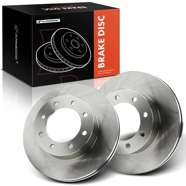 2 Pcs Front Disc Brake Rotors for Ford F-250 F-350 F-450 Super Duty 13-16 4WD