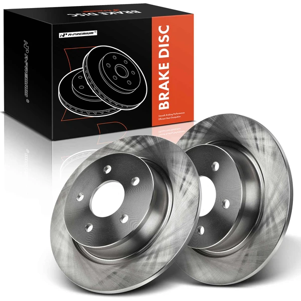 Rear Disc Brake Rotors for 2013-2018 Ford C-Max