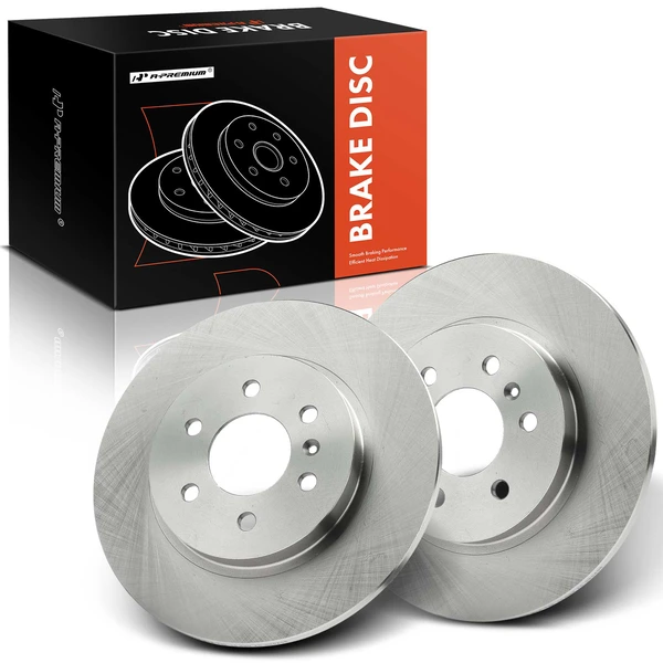 2 Pcs Rear Disc Brake Rotors for Chevrolet Uplander 06-09 Buick Pontiac Saturn