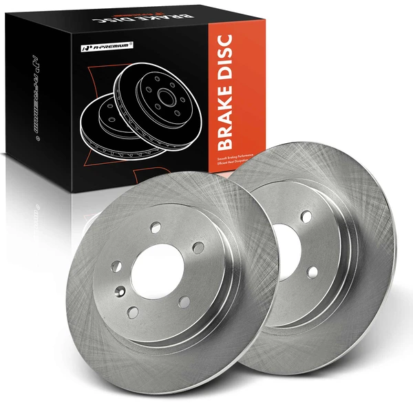 Rear Disc Brake Rotors for Buick DTS Cadillac Lucerne 2006-2011 5-Lug