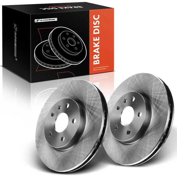 Front Disc Brake Rotors for 2010-2017 GMC Terrain