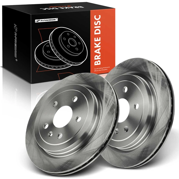 Rear Disc Brake Rotors for Cadillac CTS 2008-2019 Chevrolet Camaro 2010-2015