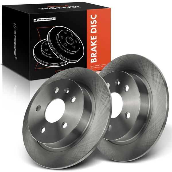 Rear Disc Brake Rotors for Buick Regal 11-17 LaCrosse 12-16 Chevrolet Malibu