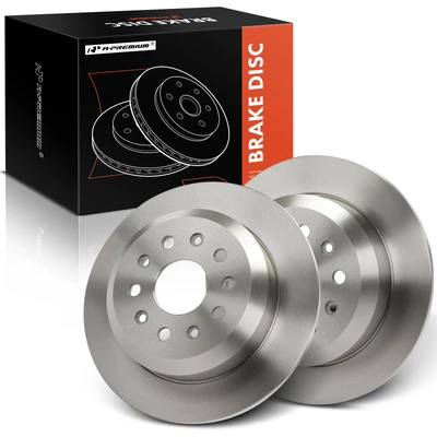 2 Pcs Rear Disc Brake Rotors