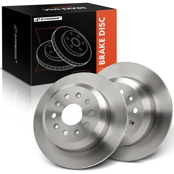 2 Pcs Rear Disc Brake Rotors for 2018-2021 Jeep Wrangler