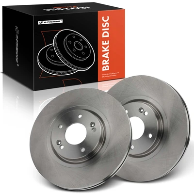 2 Pcs Front Disc Brake Rotors