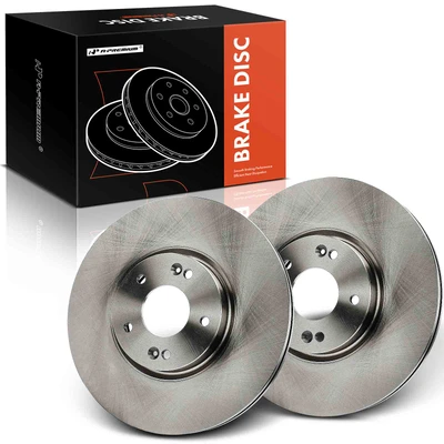 2 Pcs Front Disc Brake Rotor