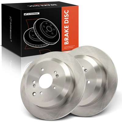 2 Pcs Rear Disc Brake Rotors