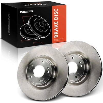 2 Pcs Front Disc Brake Rotors