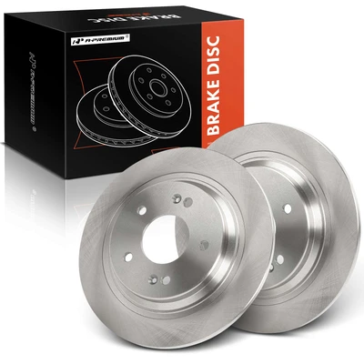 2 Pcs Rear Disc Brake Rotors