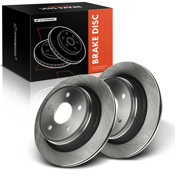 Rear Disc Brake Rotors for Dodge Ram 1500 02-10 Ram 1500 2011-2018 Chrysler 5Lug