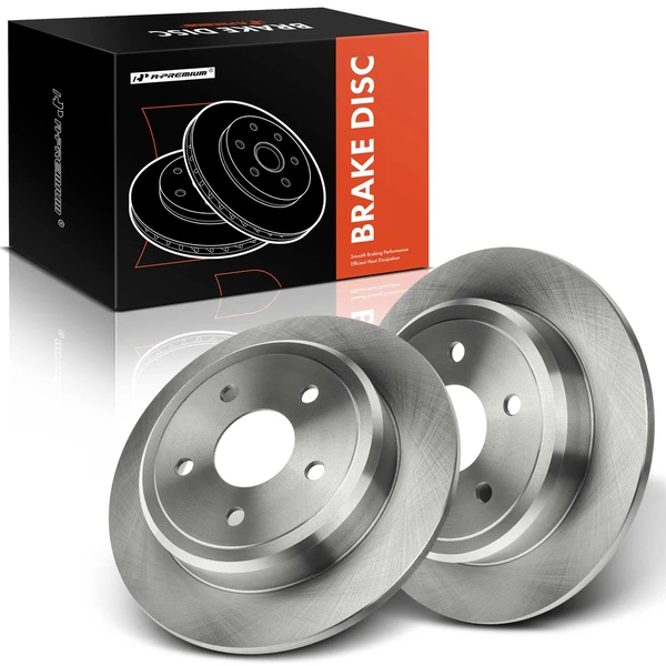 Rear Disc Brake Rotors for Jeep Commander 2006-2010 Grand Cherokee 2005-2010