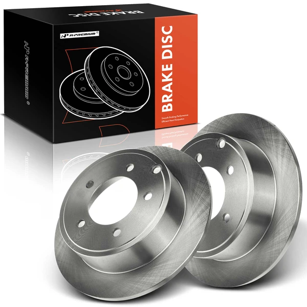 Rear Disc Brake Rotors for 2007-2012 Dodge Caliber