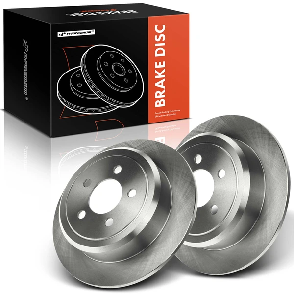 Rear Disc Brake Rotors for 2007-2011 Dodge Nitro