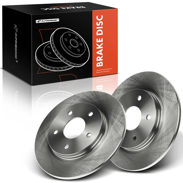 Rear Disc Brake Rotors for 2008-2016 Chrysler Town & Country