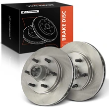 2 Pcs Front Disc Brake Rotors