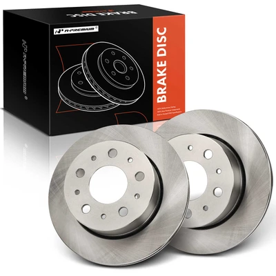 2 Pcs Rear Disc Brake Rotors