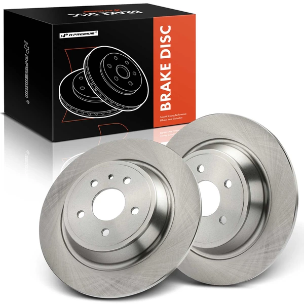 2 Pcs Rear Disc Brake Rotors for Ford Escape 2017-2019 Fusion 2013-2020 Lincoln