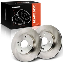 2 Pcs Front Disc Brake Rotors