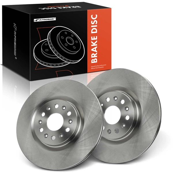 2 Pcs Front Disc Brake Rotors for 2017-2023 Cadillac XT5