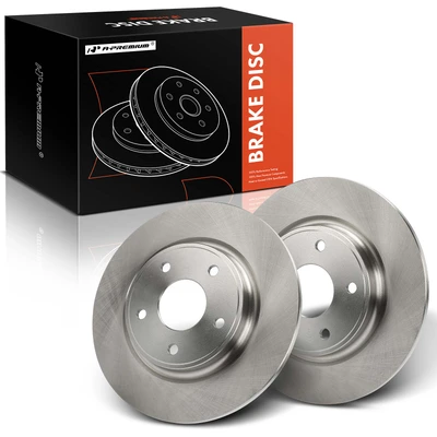 2 Pcs Rear Disc Brake Rotors