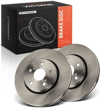 2 Pcs Front Disc Brake Rotors