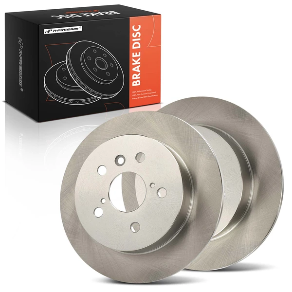 2 Pcs Rear Disc Brake Rotors for 2018-2020 2022-2023 Toyota Camry