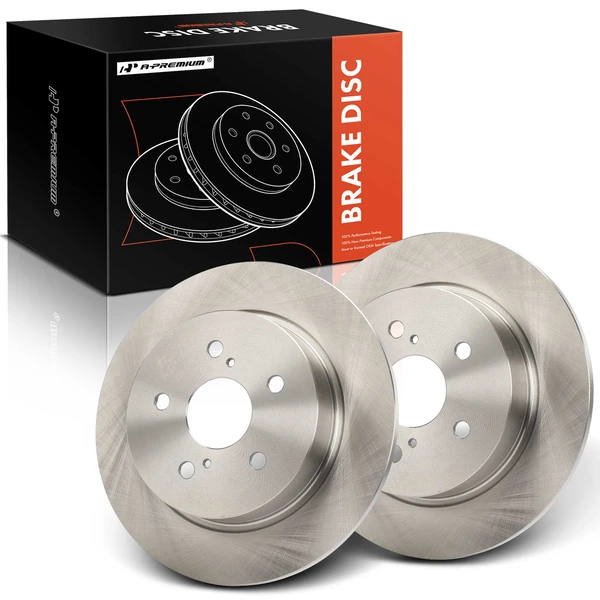 2 Pcs Rear Disc Brake Rotors for 2019-2022 Toyota C-HR