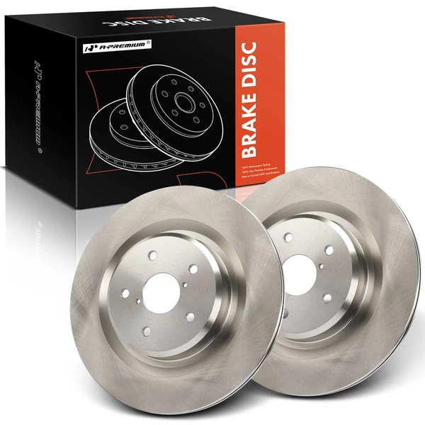 2 Pcs Rear Disc Brake Rotors for Subaru Ascent 2019-2022