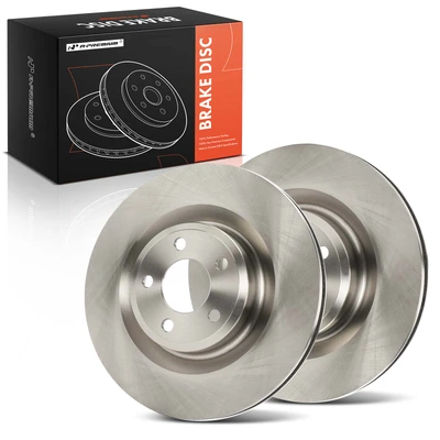 2 Pcs Front Disc Brake Rotors