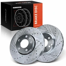 Front Drilled Brake Rotors for Mercedes-Benz C320 E320 SLK300 Chrysler