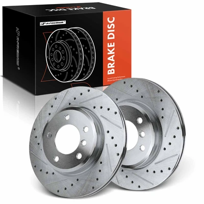 Front Drilled Brake Rotors