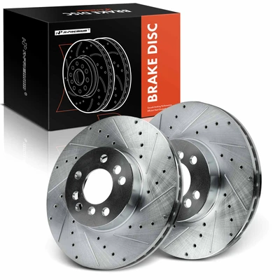 Front Drilled Brake Rotors