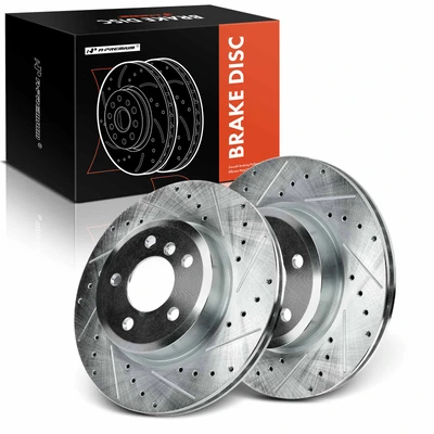 Front Drilled Brake Rotors