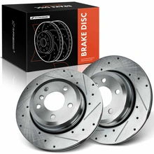 Rear Drilled Brake Rotors for 2004-2011 BMW X3