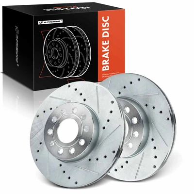 Front Drilled Brake Rotors