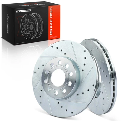 Front Drilled Brake Rotors