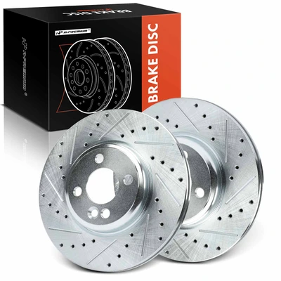 Front Drilled Brake Rotors