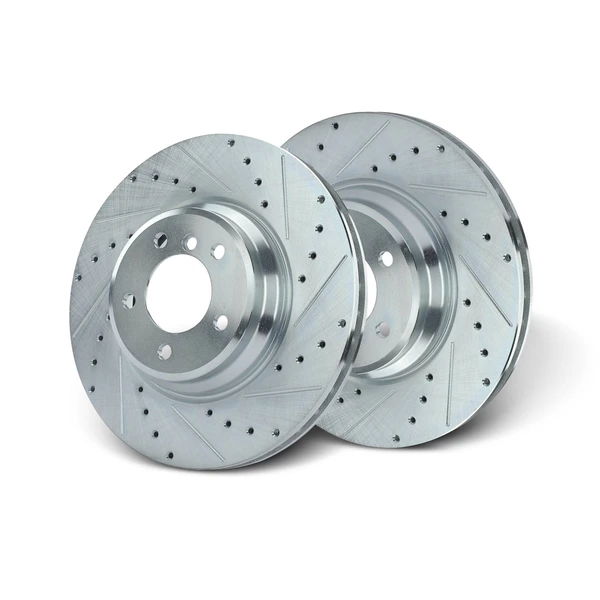 Front Drilled Brake Rotors for BMW E92 E84 335i 2007-2013 335d 335is X1 13-15