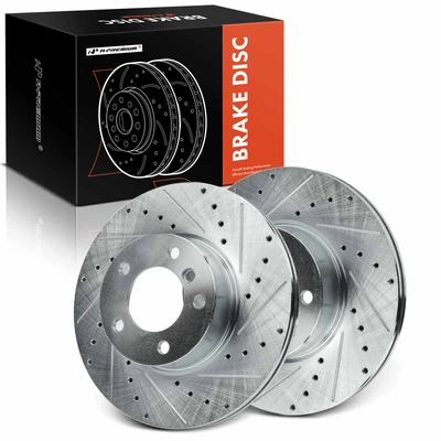 Front Drilled Brake Rotors