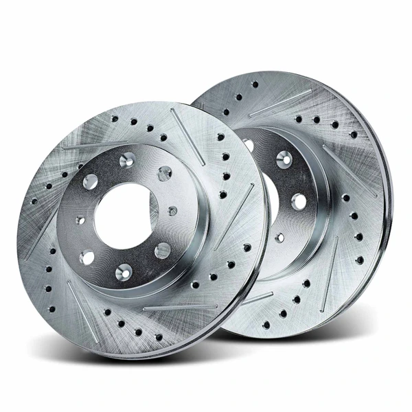 Front Drilled Brake Rotors for Honda Civic 1990-2000 Civic del Sol CRX