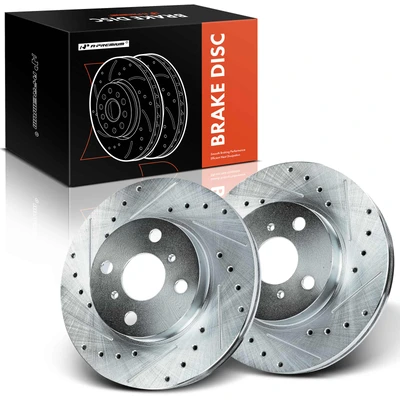 Front Drilled Brake Rotors