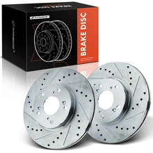 Front Drilled Brake Rotors for 2006 2008-2011 Acura CSX