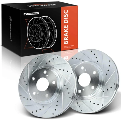 Front Drilled Brake Rotors