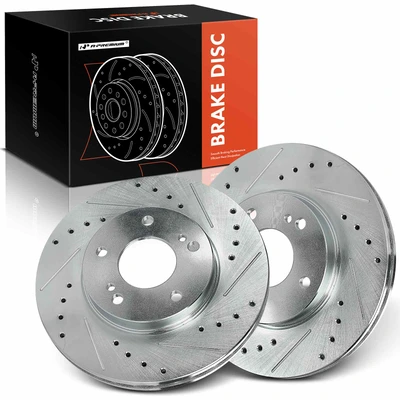 Front Drilled Brake Rotors