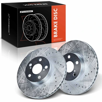 Front Drilled Brake Rotors